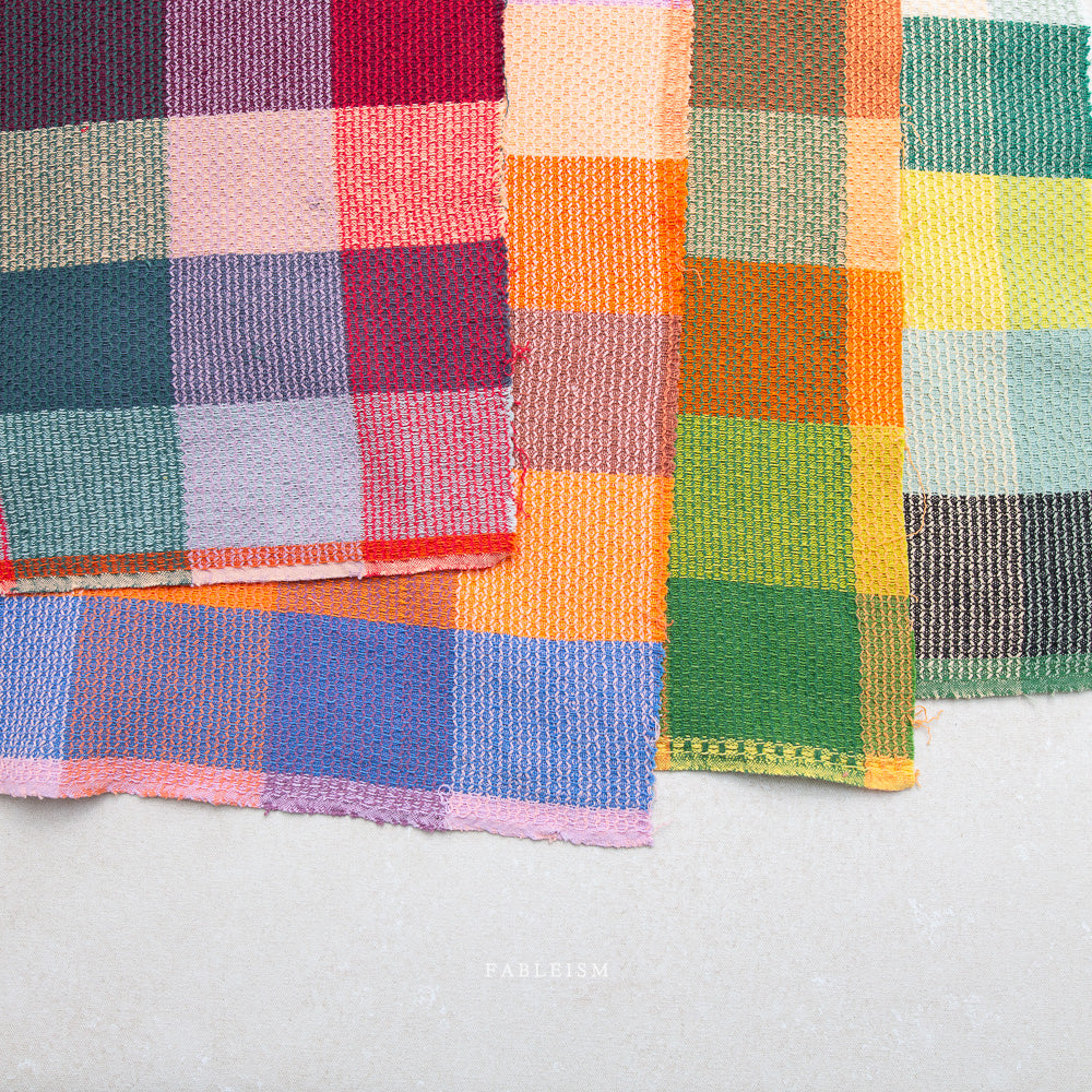 Waffle Happy Checkers - Limon - Fine & Dandy - Fableism Supply Co.