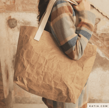 Washable Kraft Paper Fabric - Kraft - Katia - Simplifi Fabric