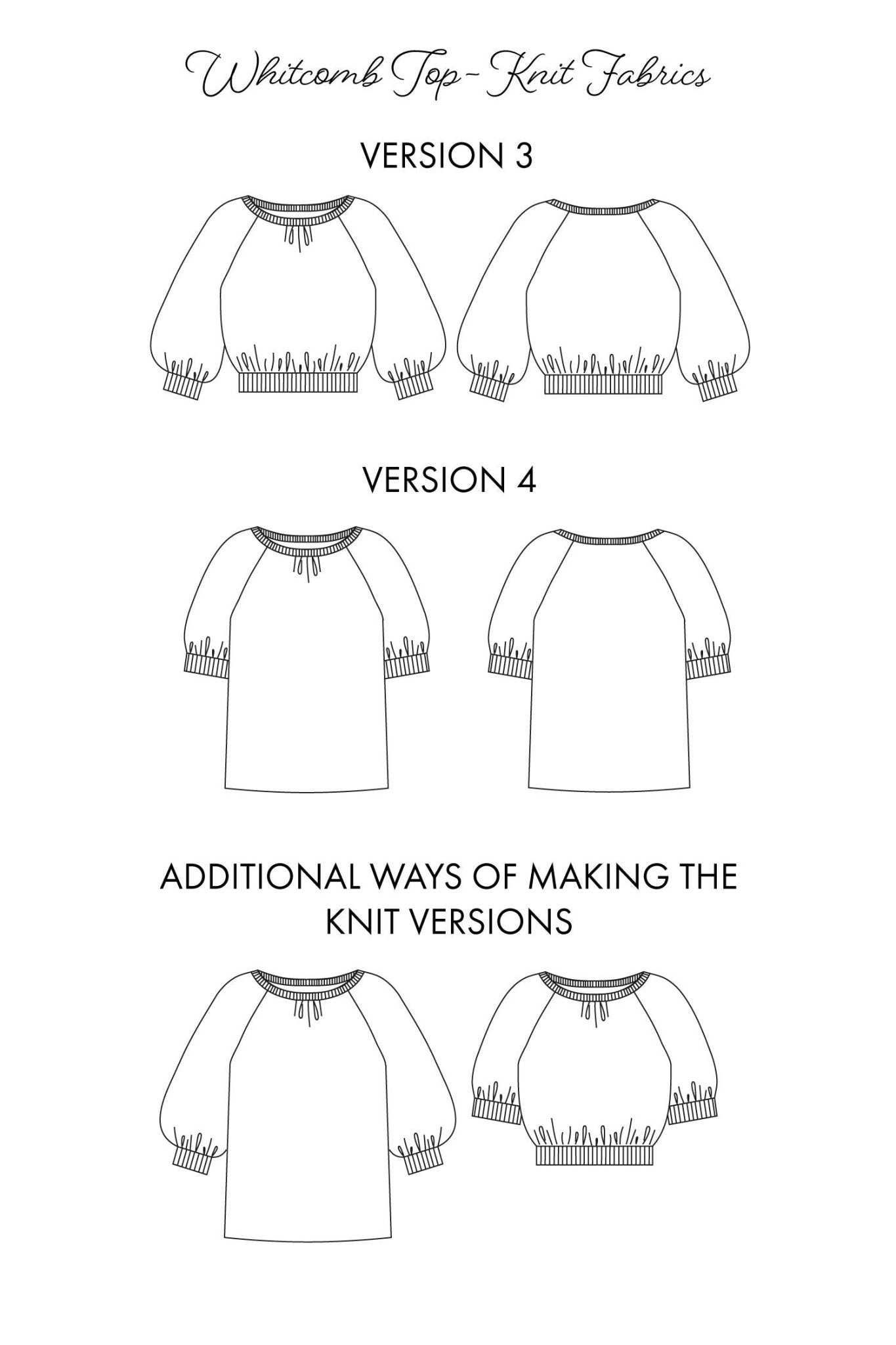 Whitcomb Top PDF Pattern - Sew Love Patterns - Simplifi Fabric