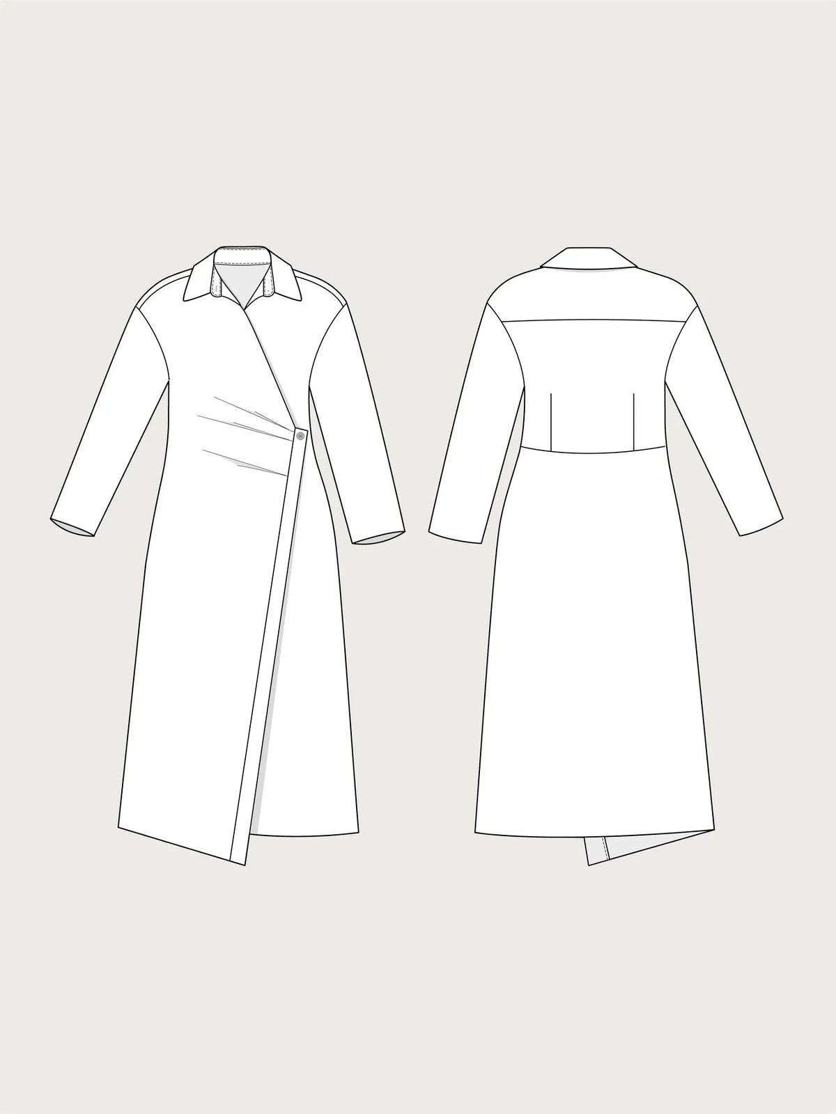 Wrap Dress Pattern - The Assembly Line - Simplifi Fabric