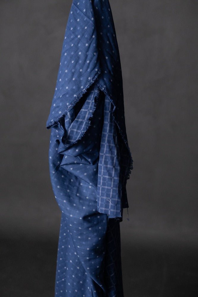 Yoku Blue Double Gauze Cotton - Merchant & Mills - Simplifi Fabric