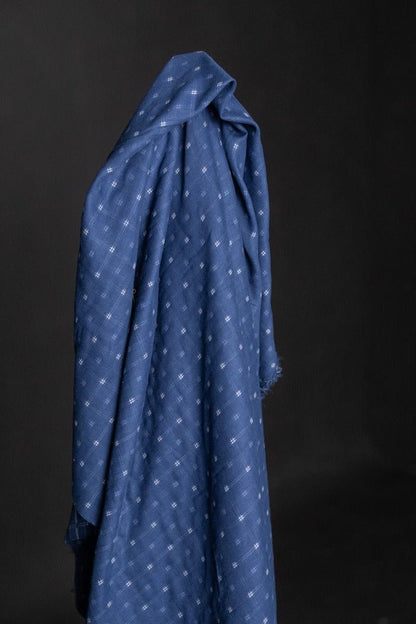 Yoku Blue Double Gauze Cotton - Merchant & Mills - Simplifi Fabric