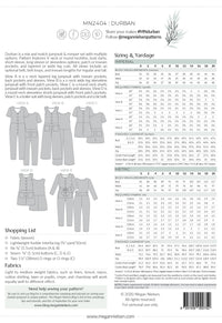Durban Jumpsuit & Romper - Megan Nielsen Patterns - Sewing Pattern
