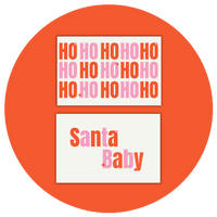 "SANTA BABY - Christmas Edition" Woven Label Pack - Sew Anonymous