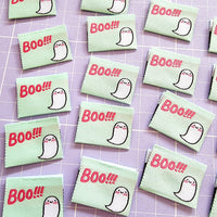 "BOO! - Halloween Edition" Woven Label Pack - Sew Anonymous