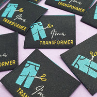 "I AM A TRANSFORMER" Woven Label Pack - Sew Anonymous