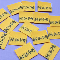 "JUST LIKE DADDY" Woven Label Pack - Sew Anonymous