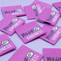 "MADE WITH KINDNESS" Woven Label Pack - Sew Anonymous