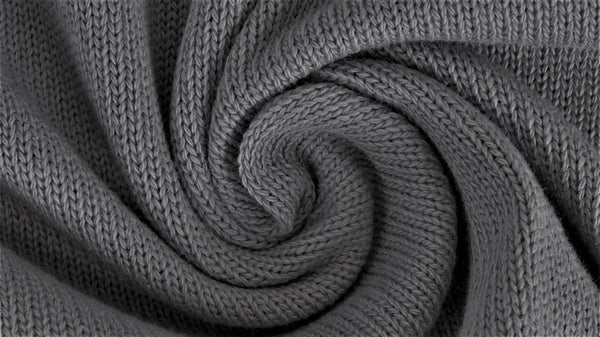 Cotton Sweater Knit - Oeko-Tex® - Dark Grey