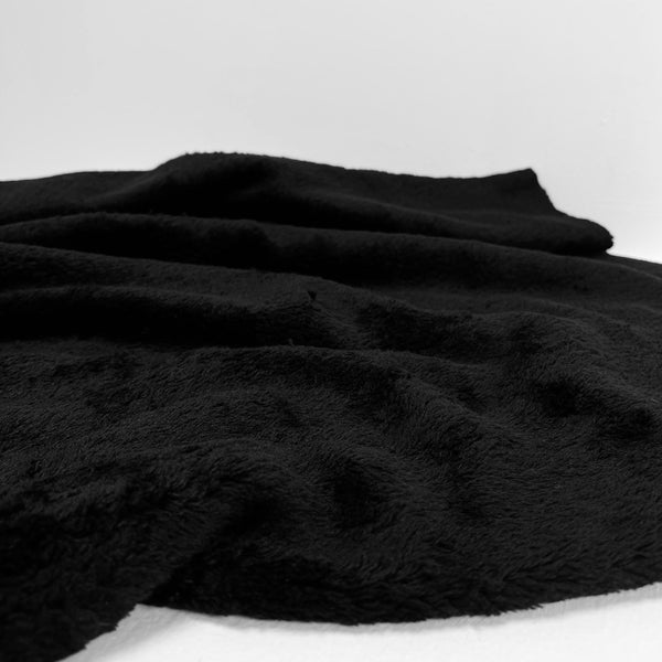Polartec® High Loft™ Mid Warmth Fleece 4221 - Made in USA - Black