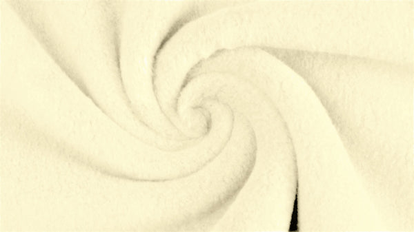 Plush Polar Fleece - European Import - Oeko-Tex® - Off White