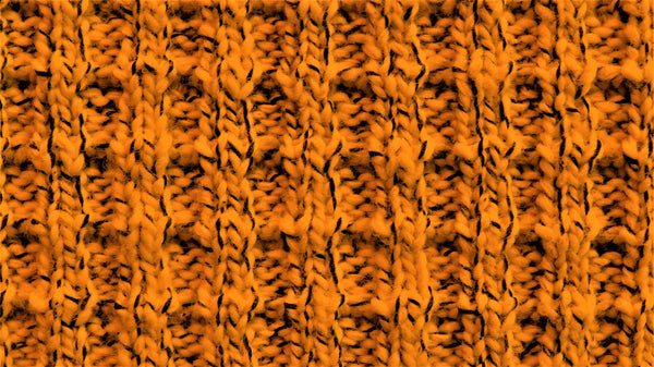 European Cotton Melange Sweater Knit - Ochre Yellow