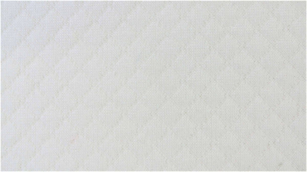 Quilted Double-Sided Cotton Jersey - European Import - Oeko-Tex® - White