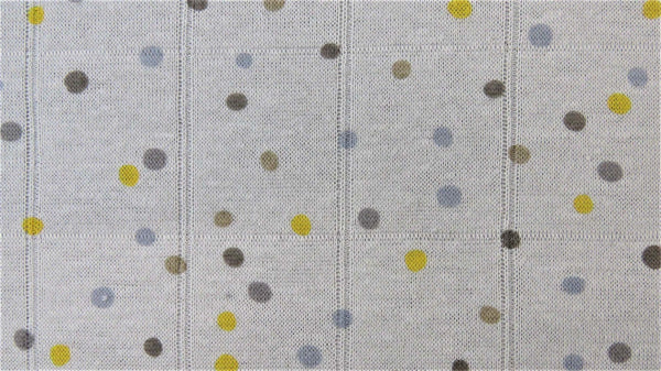Dots - Double Gauze Jersey - European Import - Light Grey