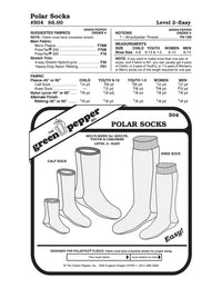 Polar Socks Pattern - 504 - The Green Pepper Patterns