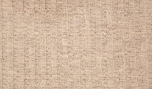 Striped Jacquard Cotton Jersey - European Import - Oeko-Tex® - Beige