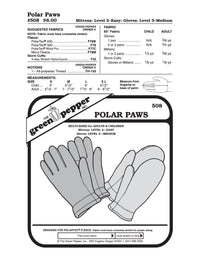 Polar Paws Pattern - 508 - The Green Pepper Patterns