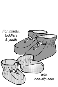 Kid’s Snuggle Booties Pattern - 557 - The Green Pepper Patterns