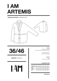 I am ARTEMIS (Ladies) - Coat Pattern -  I AM PATTERNS