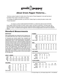 Adult’s Oregon Jacket Pattern - 122 - The Green Pepper Patterns
