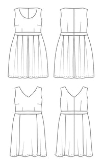 Upton Dress Paper Pattern - Cashmerette