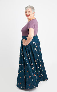 Holyoke Maxi Dress & Skirt Paper Pattern - Cashmerette