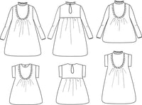 Ida Mum Blouse & Dress Sewing Pattern - Ladies 34/46 - Ikatee