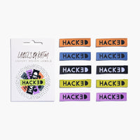 "HACKED" Woven Label Pack - Kylie And The Machine
