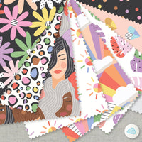 Happy Daisies - Happy Days - Brook Gossen - Cloud 9 Fabrics - Poplin
