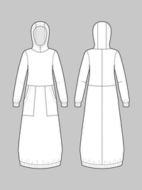 Hoodie Dress Pattern - The Assembly Line
