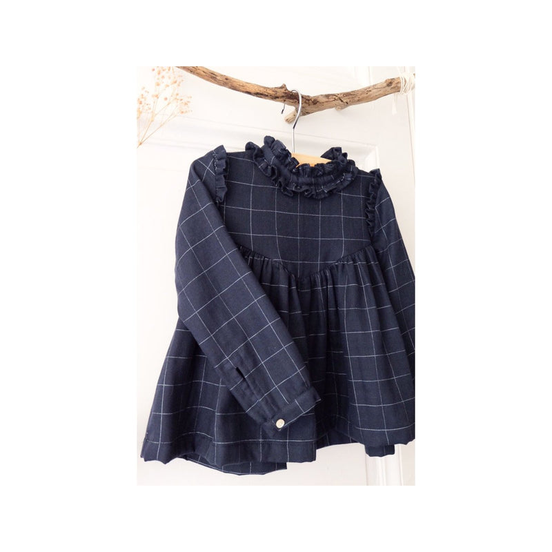 Louise Blouse & Dress Sewing Pattern - Girl 3/12Y - Ikatee – Simplifi ...