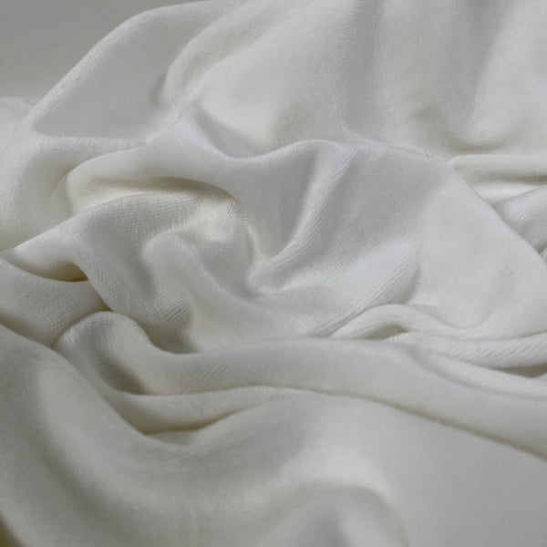 Hemp Organic Cotton Velour 260gsm - Natural