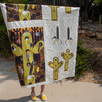 The Desert Poster And Softies Panel - Charley Harper The Desert - Birch Fabrics - Poplin (sold per 34" panel)