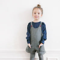 London Overalls or Dress Sewing Pattern - Baby 6M/4Y - Ikatee