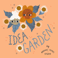 Floral Twirl - Idea Garden - Meenal Patel - Cloud 9 Fabrics - Poplin