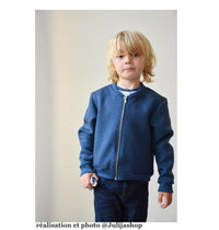 Jules Bomber Jacket / Vest Sewing Pattern- Kids 3/8Y - Ikatee