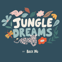 Lilies - Jungle Dreams - Beck Ng - Cloud 9 Fabrics - Poplin