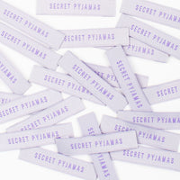 "SECRET PAJAMAS" Woven Label Pack - Kylie And The Machine