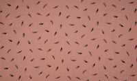 Double Gauze Muslin - Feathers - Oeko-Tex® - Old Pink