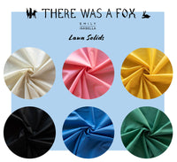 Solid Lemon - There Was A Fox - Emily Isabella - Birch Fabrics - Lawn