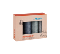 Mettler Metrosene® Polyester Thread Kit of 4 Spools - Grey