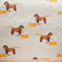 Water Dog -  Charley Harper Harvest Vol. 1 - Birch Fabrics - Poplin