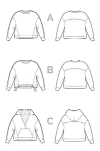 Mile End Sweatshirt Pattern - Closet Core Patterns