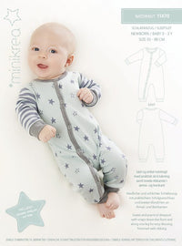 Baby Sleepsuit - Minikrea - Pattern - 0-3 Years
