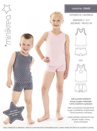 Baby / Kids  Underwear - Minikrea - Pattern - 2-12 Years
