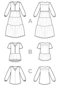Nicks Dress + Blouse Pattern (0-20) - Closet Core Patterns
