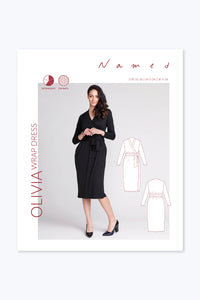 Olivia Wrap Dress - Named Clothing - Sewing Pattern
