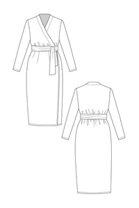 Olivia Wrap Dress - Named Clothing - Sewing Pattern