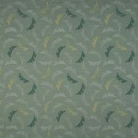 Leaves - Organic Cotton Stretch Jersey - European Import - Dusty Green