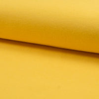 Organic 1x1 Ribbing - European Import - Yellow
